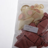Max 15 Pieces Latex Party Balloons Confetti Balloons with Curling Ribbon Rose Gold