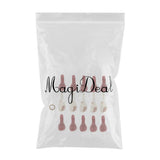 Max 15 Pieces Latex Party Balloons Confetti Balloons with Curling Ribbon Rose Gold