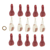 Max 15 Pieces Latex Party Balloons Confetti Balloons with Curling Ribbon Rose Gold
