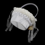 Max Elegant Lace Ribbon Sweet Romance Wedding Flower Basket Flower Girl Basket