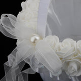 Max Elegant Lace Ribbon Sweet Romance Wedding Flower Basket Flower Girl Basket