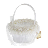 Max Elegant Lace Ribbon Sweet Romance Wedding Flower Basket Flower Girl Basket