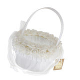 Max Elegant Lace Ribbon Sweet Romance Wedding Flower Basket Flower Girl Basket