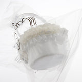 Max Elegant Lace Ribbon Sweet Romance Wedding Flower Basket Flower Girl Basket