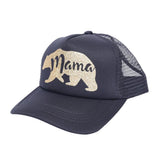 Max Snapback Baseball Cap with Golden Bear Pattern+Letters Mama/Papa mama
