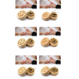 Max Vintage Wood Round Ring Box Bearer for Wedding Party Engagement Valentine  Love