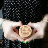 Max Vintage Wood Round Ring Box Bearer for Wedding Party Engagement Valentine  Love