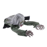 Max Scary Halloween Crawling Zombie Animated Haunted House Party Decor Props