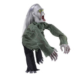 Max Scary Halloween Crawling Zombie Animated Haunted House Party Decor Props