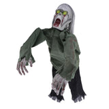 Max Scary Halloween Crawling Zombie Animated Haunted House Party Decor Props