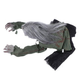 Max Scary Halloween Crawling Zombie Animated Haunted House Party Decor Props