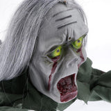 Max Scary Halloween Crawling Zombie Animated Haunted House Party Decor Props