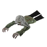 Max Scary Halloween Crawling Zombie Animated Haunted House Party Decor Props