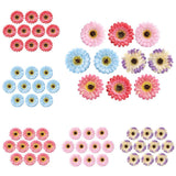 Max 10xArtificial Fabric Daisy Flower Head DIY Craft Project Dia 8cm Red