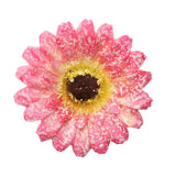 Max 10xArtificial Fabric Daisy Flower Head DIY Craft Project Dia 8cm Multi-color