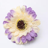 Max 10xArtificial Fabric Daisy Flower Head DIY Craft Project Dia 8cm Multi-color
