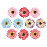 Max 10xArtificial Fabric Daisy Flower Head DIY Craft Project Dia 8cm Multi-color