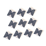 Max 10x Hollow Laser Cute Butterfly Invitation Cards, Envelop, Blank Sheet blue