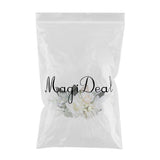 Max Artificial Fabric Flower Hair Comb Bridal Headdress Flower Beige