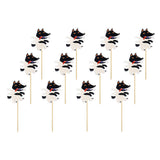 Max 12 Sets Cupcake Toppers Cake Picks Party Favors Wolf - 5.06x5.5cm