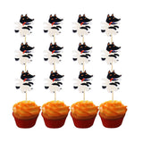 Max 12 Sets Cupcake Toppers Cake Picks Party Favors Wolf - 5.06x5.5cm