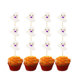 Max 12 Sets Cupcake Toppers Cake Picks Party Favors Ghost - 5.19x5.5cm