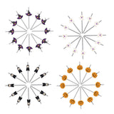 Max 12 Pieces Halloween Paper Straws Wave Stripe Paper Drinking Straw Ghost