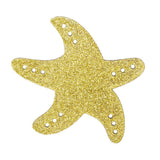 Maxbell 12xGlitter Ocean Creature Drinking Straws Cake Toppers Golden