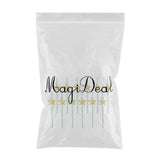 Maxbell 12xGlitter Ocean Creature Drinking Straws Cake Toppers Golden