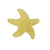 Maxbell 12pcs Glitter Cakecup Toppers Ocean Creature Cake Topper Golden