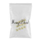 Maxbell 12pcs Glitter Cakecup Toppers Ocean Creature Cake Topper Golden