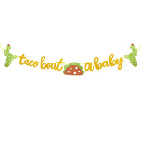 Maxbell 16x Per Set Paper Cake Toppers Bunting Banner for Party Babies Shower Decor