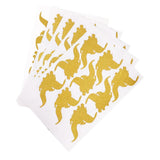 Maxbell 50pcs Self-adhesive Wall Stickers Murals for Party Decor Gold Dumbo