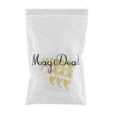 Maxbell 50pcs Self-adhesive Wall Stickers Murals for Party Decor Gold Dumbo