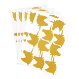 Maxbell 50pcs Self-adhesive Wall Stickers Murals for Party Decor Gold Unicorn