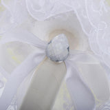 Max Artificial Bridal Bouquet Bride Bridesmaid Flower Bouquet with Pearls White