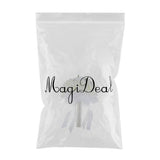 Max Artificial Bridal Bouquet Bride Bridesmaid Flower Bouquet with Pearls White