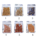 Max 5000 Pieces Crystal Diamonds Wedding Table Decorations DIY Craft Golden