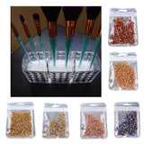 Max 5000 Pieces Crystal Diamonds Wedding Table Decorations DIY Craft Golden