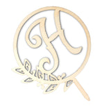Max Letter H Initial Wood Cake Topper Wedding Anniversary Birthday Party Decor