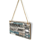 Max Wood Sign Wall Hanging Welcome Sign Please Seat Yourself Wall Art Decoration