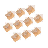 Max 10 sets laser cut hollow out wedding invitation cards embossed cover beige