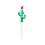 Max 12pack Christmas Cupcake Picks Cake Topper Christmas Decoration Cactus