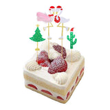 Max 12 Pieces Flamingo Cupcake Picks Cake Topper Christmas Cake Decors Pink