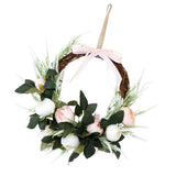 Max Bridal Flower Crown Hair Garland Artificial Flower Wreath Hanging Door Decor