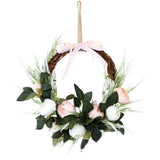 Max Bridal Flower Crown Hair Garland Artificial Flower Wreath Hanging Door Decor