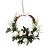Max Bridal Flower Crown Hair Garland Artificial Flower Wreath Hanging Door Decor