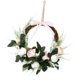 Max Bridal Flower Crown Hair Garland Artificial Flower Wreath Hanging Door Decor