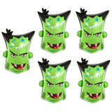 Max 5 Pieces Pumpkin Monster Aluminum Film Balloon Halloween Party Decor 49x67cm