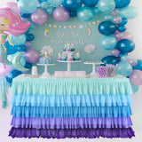Max Tulle Table Skirt Cloth for Wedding Party Home Table Decorations  75x426cm